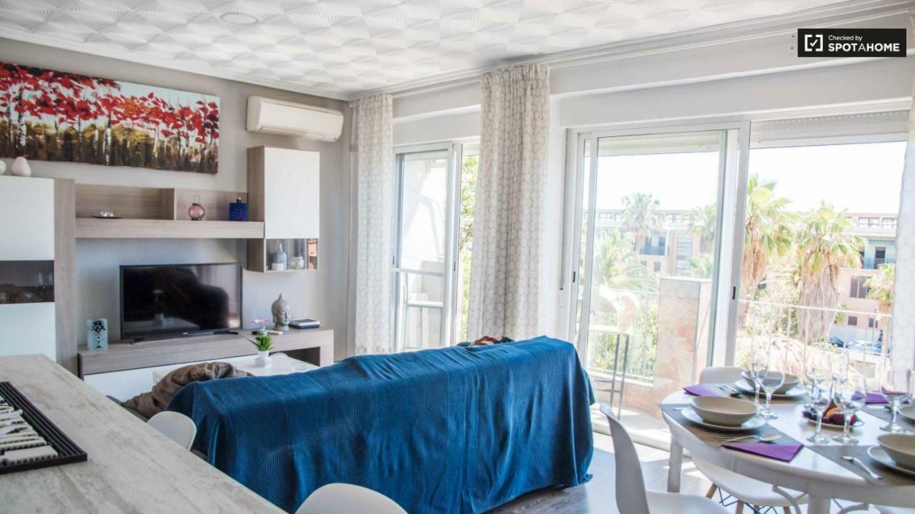 ולנסיה Apartmentsuitespain Atic Panoramic Beach מראה חיצוני תמונה